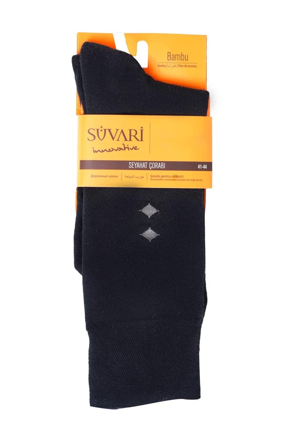 Lacivert Bambu Çorap