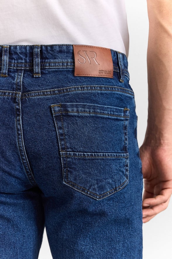 Lacivert Denim Pantolon