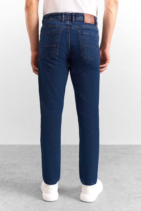 Lacivert Denim Pantolon