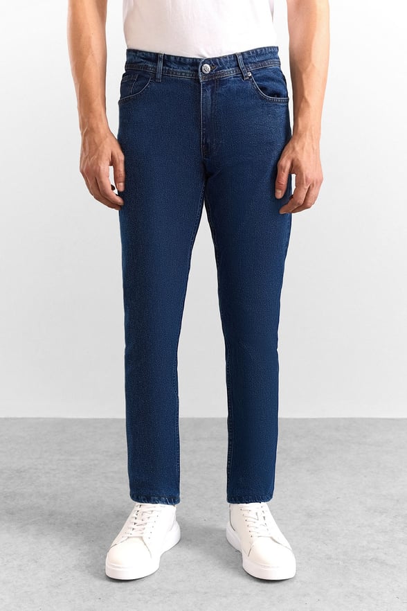 Lacivert Denim Pantolon