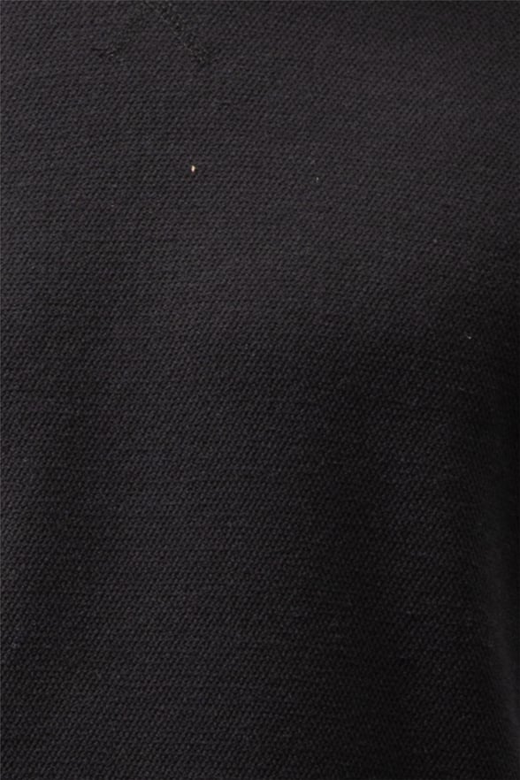 Lacivert Regular Armürlü O Yaka  Sweatshirt