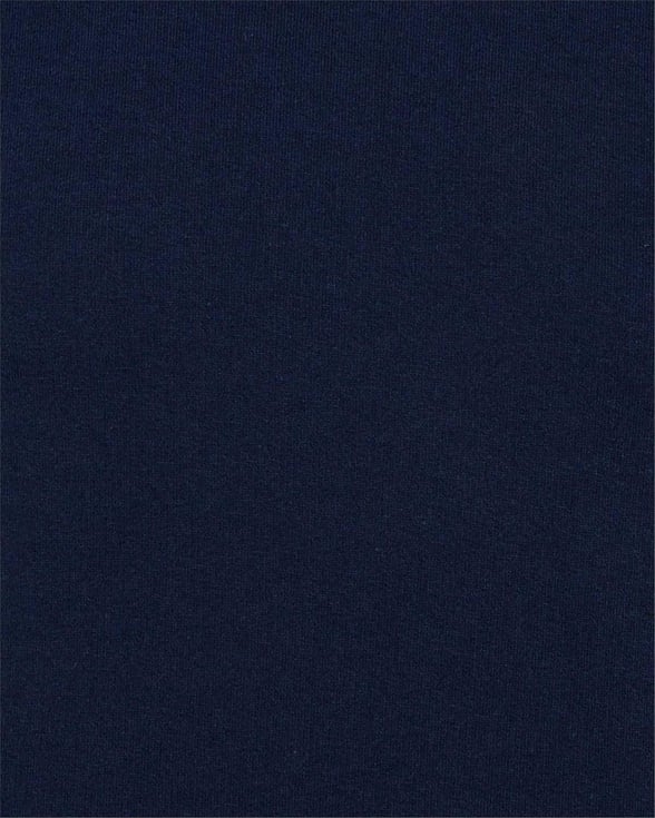 Lacivert Regular Armürlü O Yaka  Sweatshirt