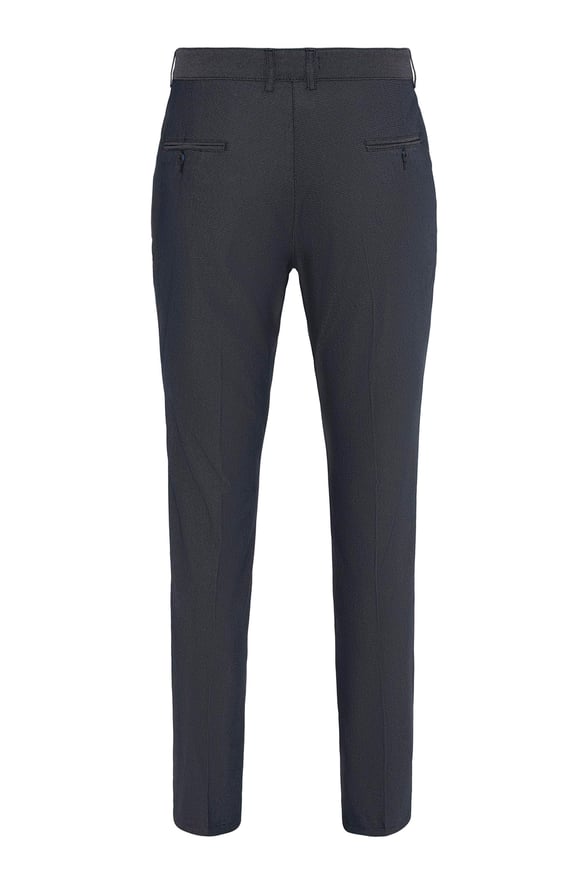Lacivert Regular Armürlü Pantolon