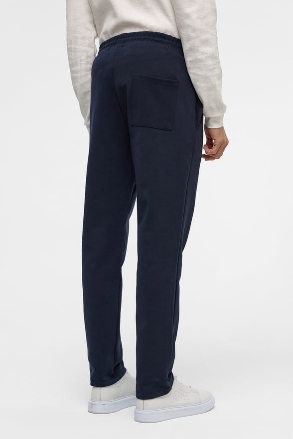 Lacivert Regular Düz Jogger Pantolon