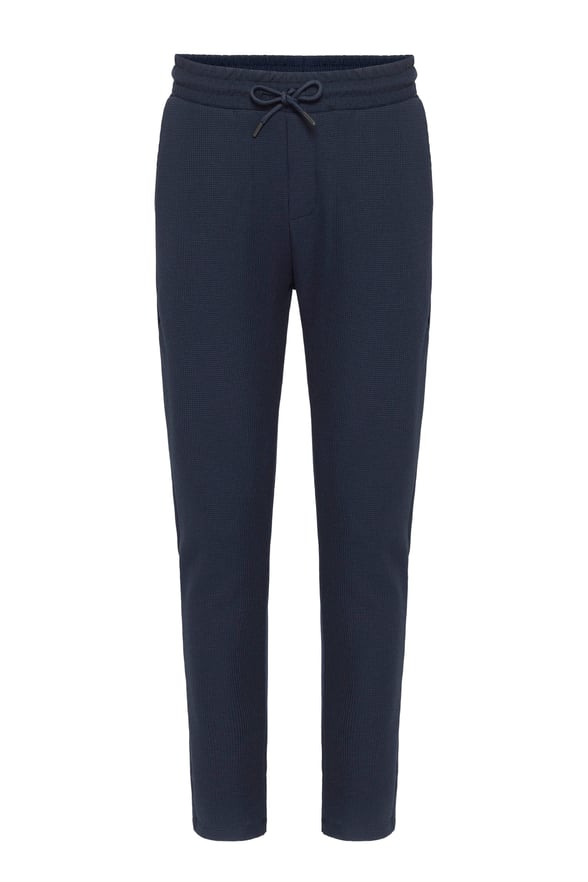 Lacivert Regular Düz Jogger Pantolon