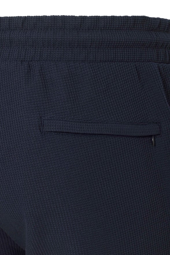 Lacivert Regular Düz Jogger Pantolon