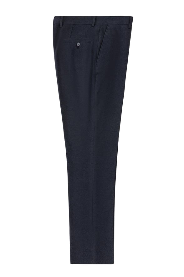 Lacivert Regular Düz Pantolon