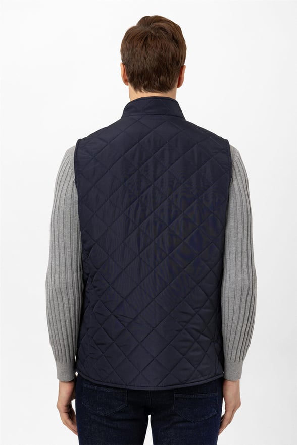 Lacivert Regular  Klasik Yaka  Mont