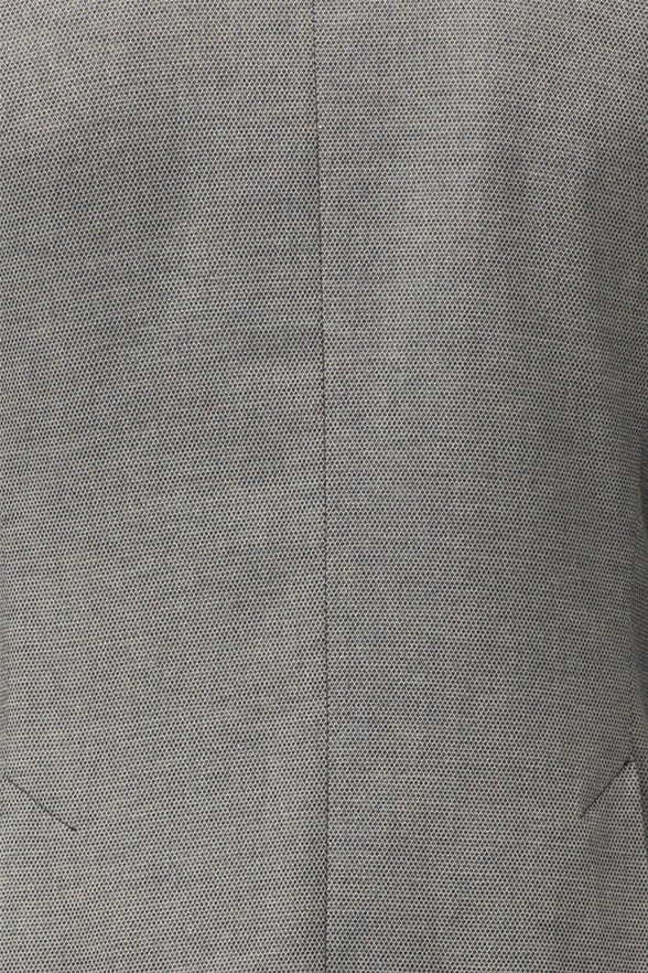 Lacivert Slim Armürlü Mono Yaka 6 Drop                                                       Ceket