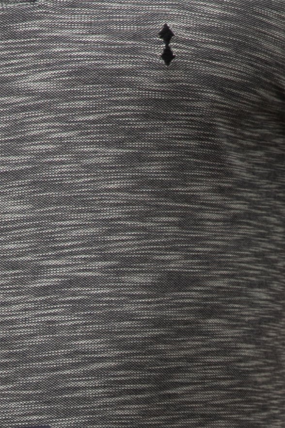 Lacivert Slim Armürlü Polo Yaka  Tişört
