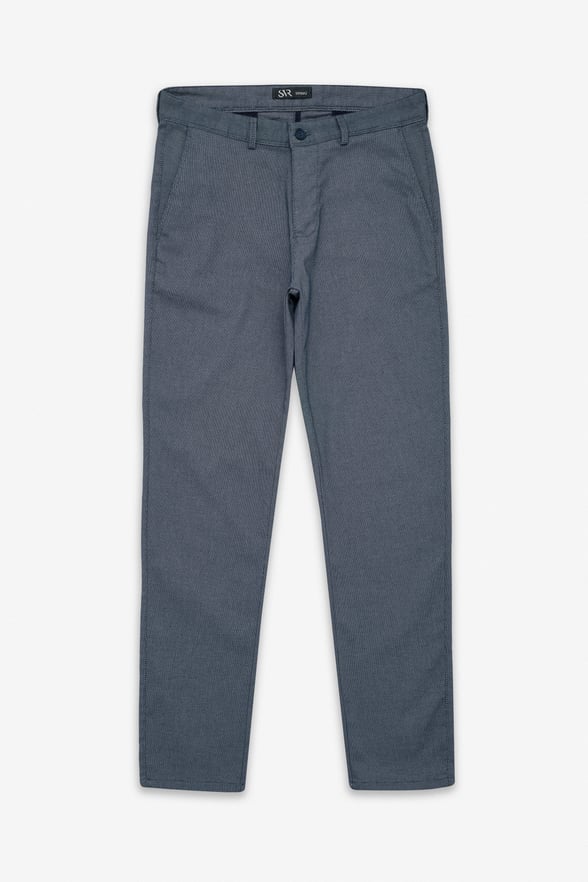 Lacivert Slim Casual Pantolon