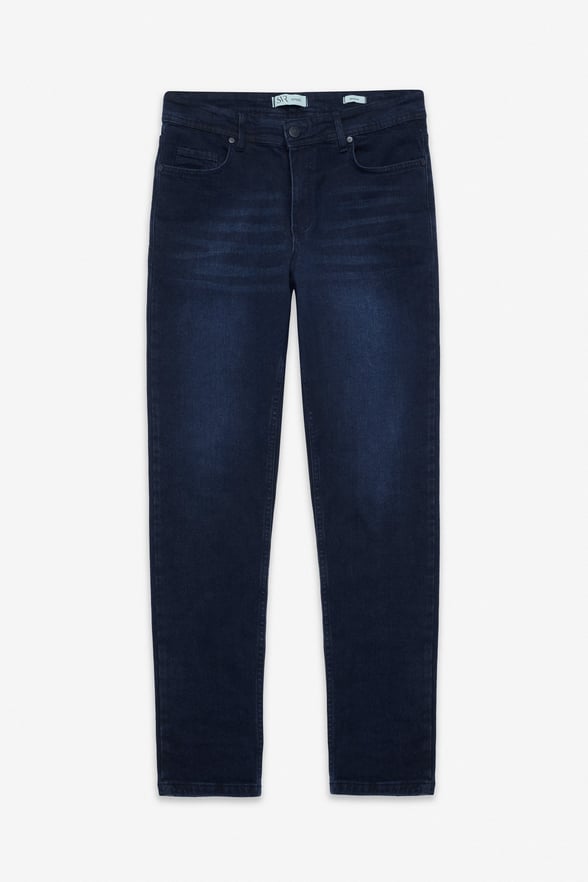 Lacivert Slim Denim Pantolon