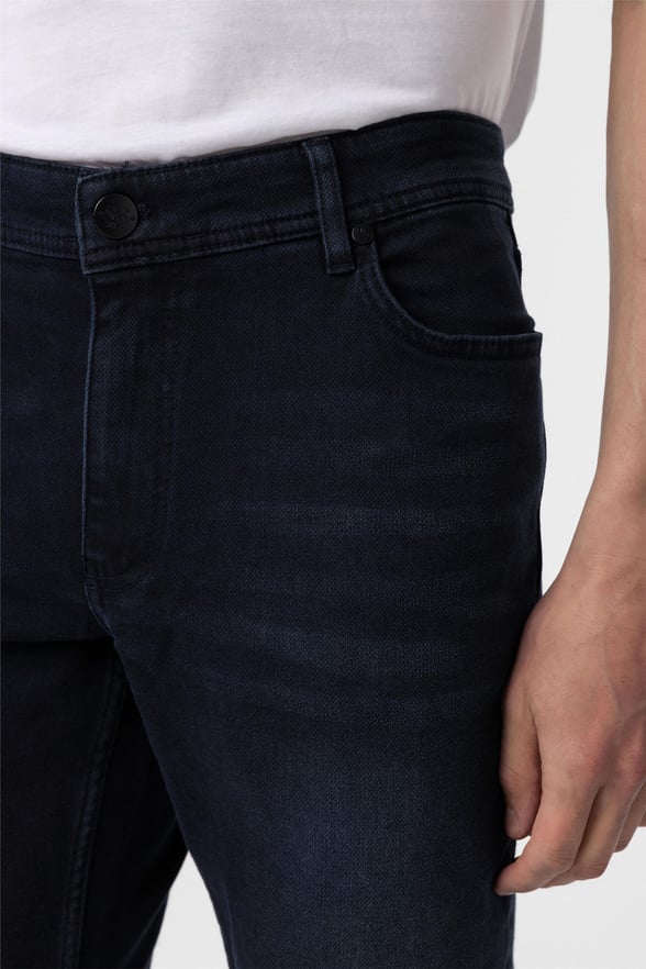Lacivert Slim Denim Pantolon