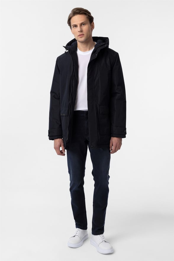 Lacivert Slim Dolum Mont