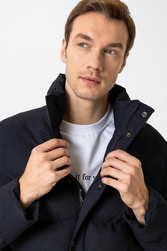 Lacivert Slim Dolum Mont