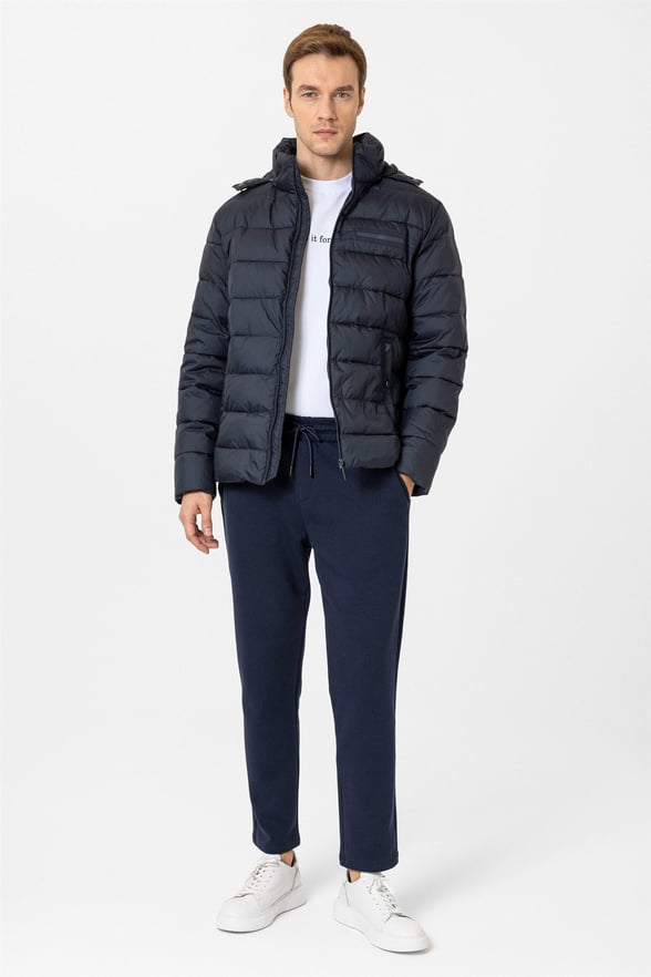 Lacivert Slim Dolum Mont