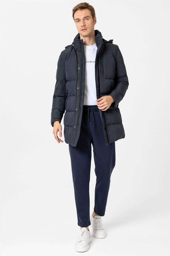 Lacivert Slim Dolum Mont
