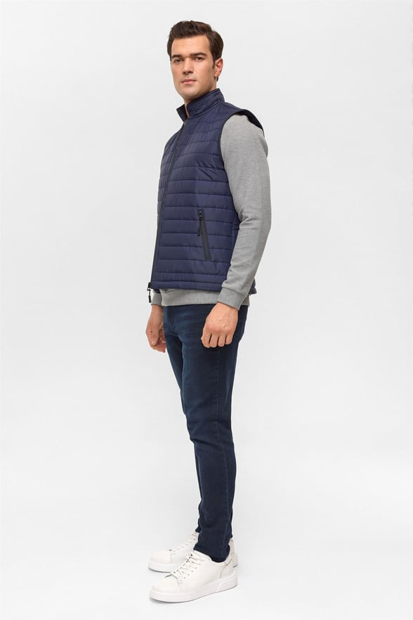 Lacivert Slim Dolum Mont