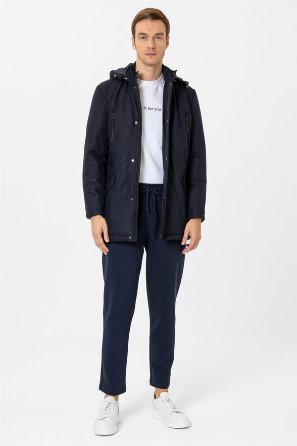 Lacivert Slim Dolum Mont