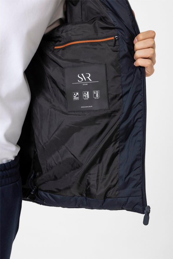 Lacivert Slim Dolum Mont