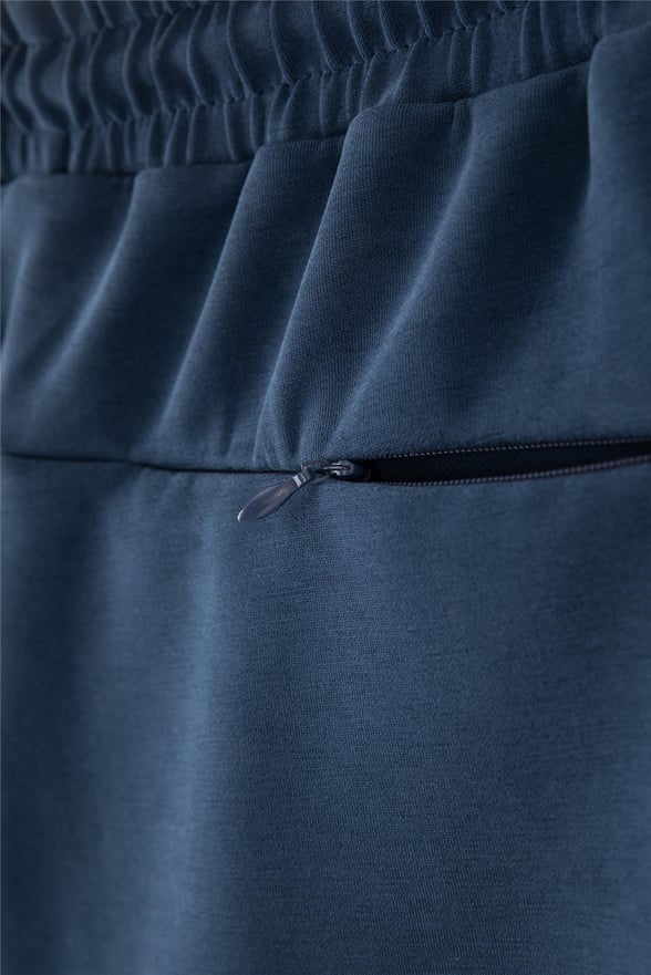 Lacivert Slim Düz Jogger Pantolon