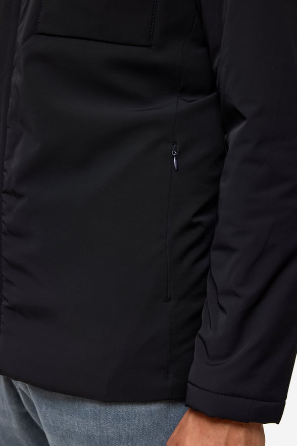 Lacivert Slim Düz Mont