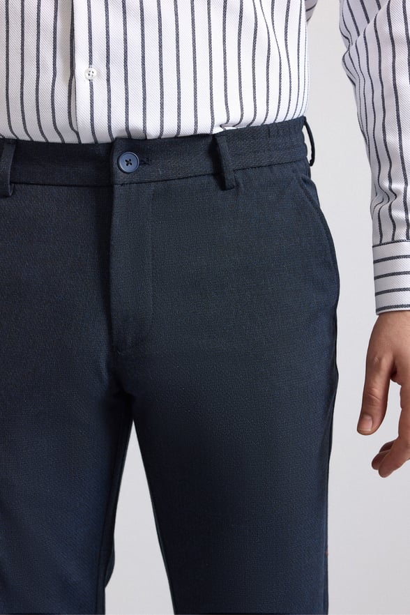 Lacivert Slim Jogger Pantolon