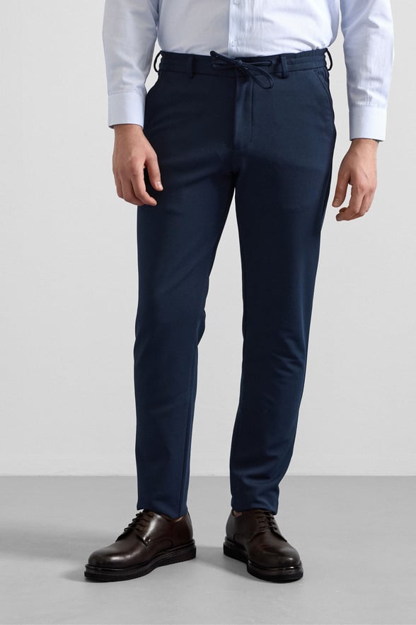 Lacivert Slim Jogger Pantolon