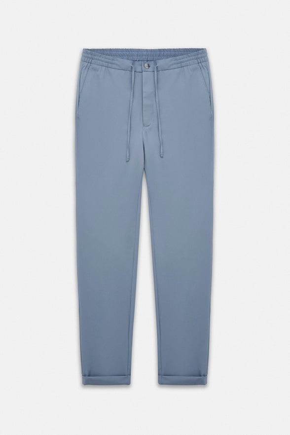 Mavi Slim Düz Jogger Pantolon