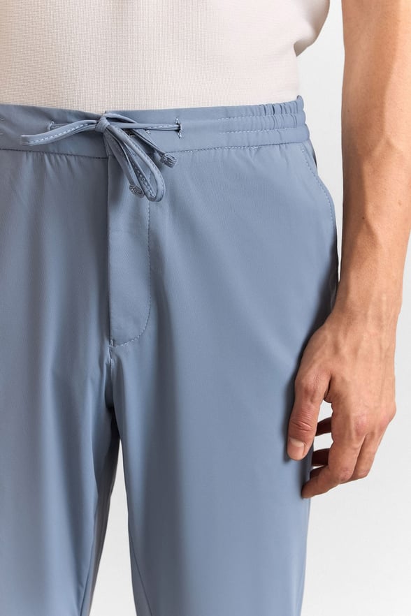 Mavi Slim Düz Jogger Pantolon