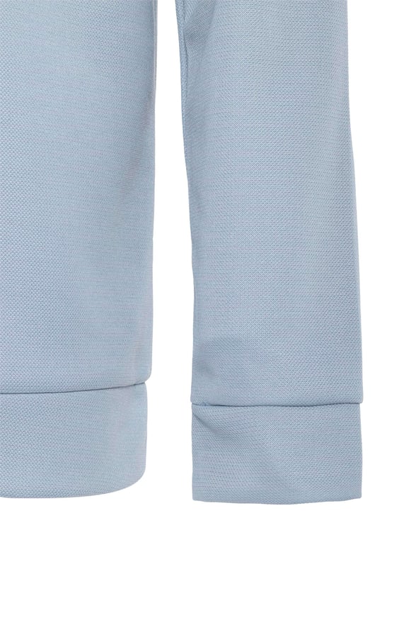 Saks Mavi Regular Düz O Yaka Sweatshirt