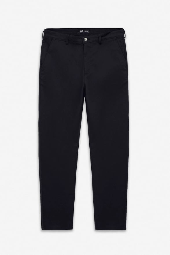 Siyah Regular Casual Pantolon