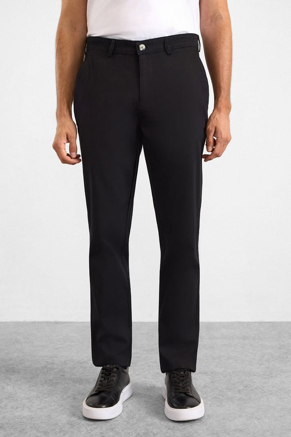 Siyah Regular Casual Pantolon