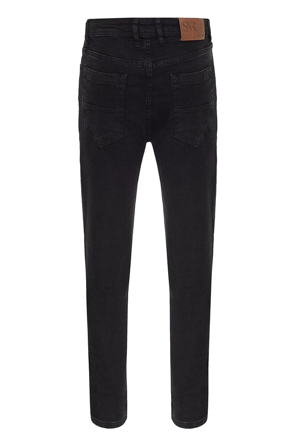 Siyah Regular Denim   Pantolon