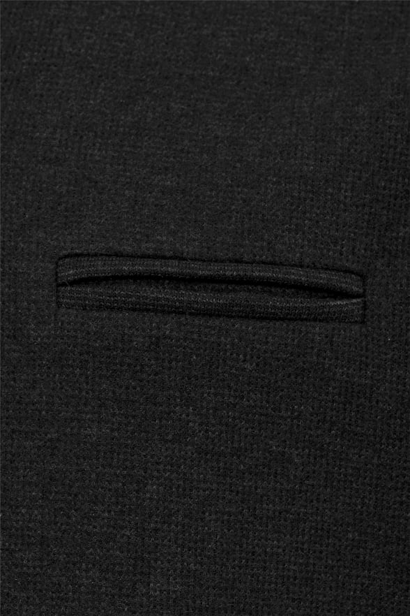 Siyah Regular Düz Polo Yaka  Triko