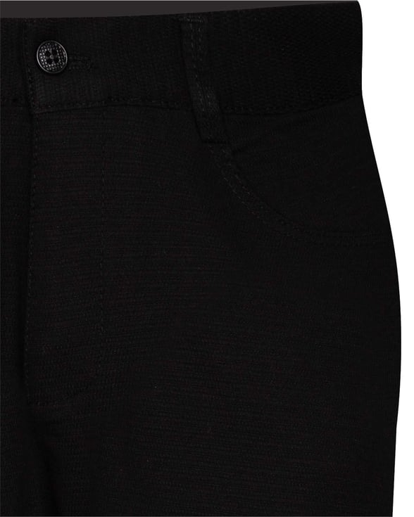Siyah Slim Armürlü   Pantolon