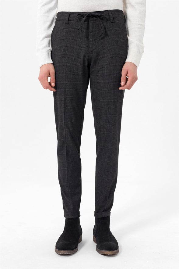 Siyah Slim Armürlü   Pantolon
