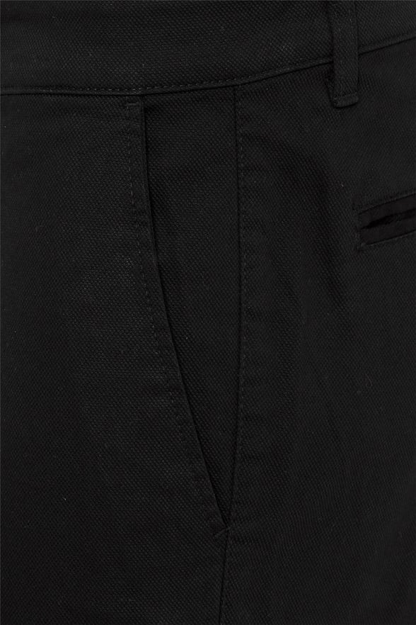 Siyah Slim Armürlü   Pantolon