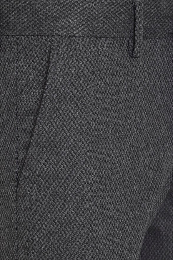 Siyah Slim Armürlü   Pantolon