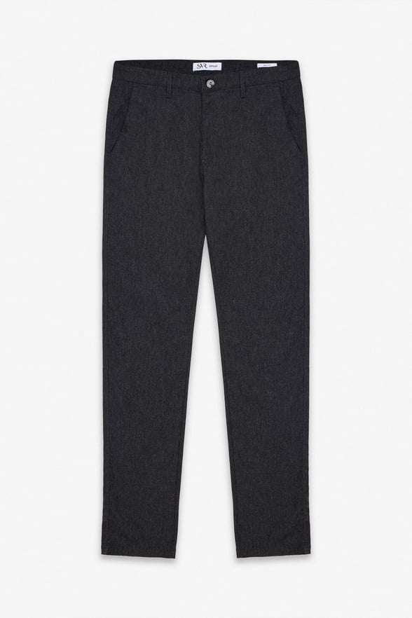 Siyah Slim Casual Pantolon