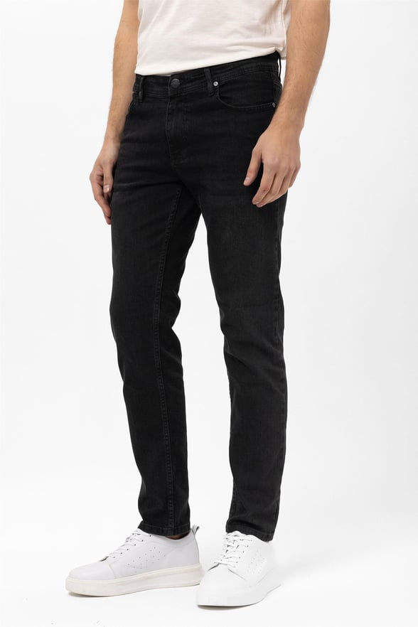 Siyah Slim Denim Pantolon