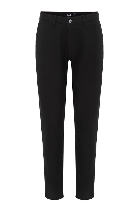 Siyah Slim Desenli Pantolon