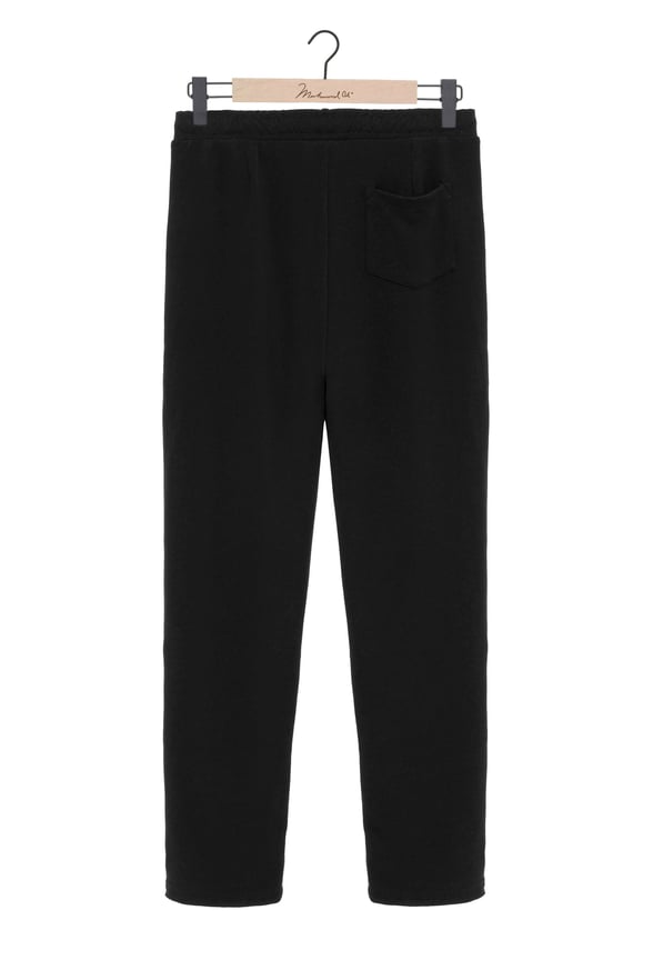 Siyah Slim Düz Jogger Pantolon