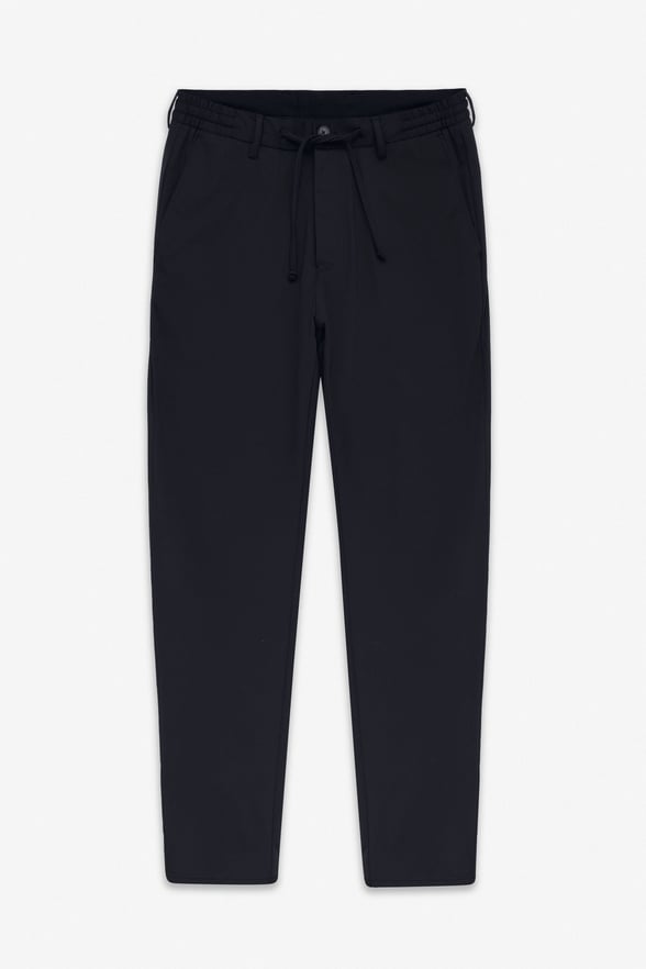 Siyah Slim Düz Jogger Pantolon