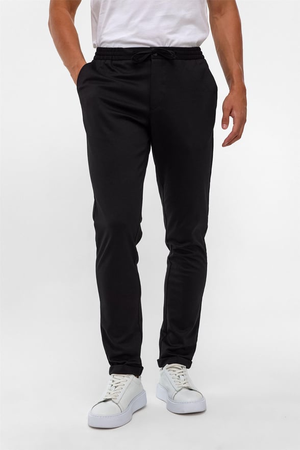 Siyah Slim Fit Düz Pantolon