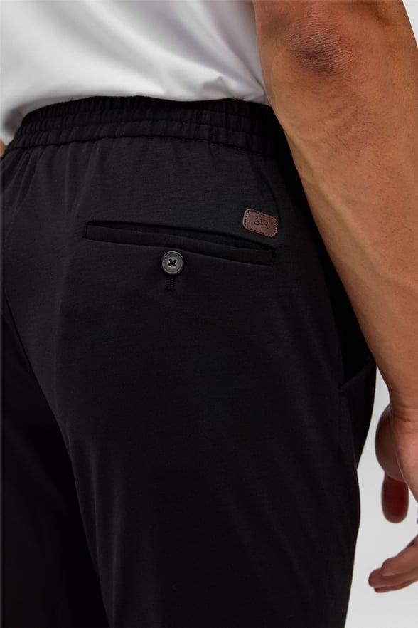Siyah Slim Fit Düz Pantolon