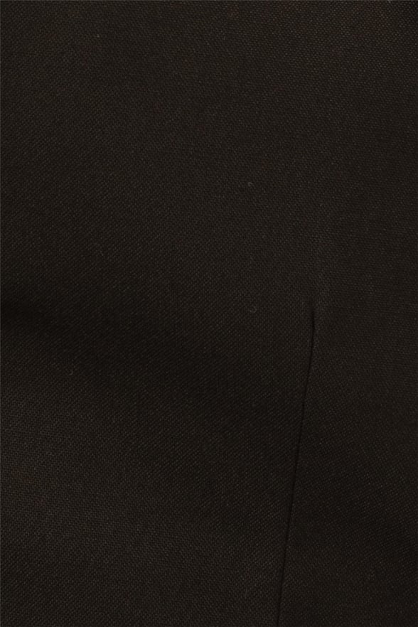 Siyah Slim Fit Düz Sivri Yaka 6 Drop Klasik Takım Elbise
