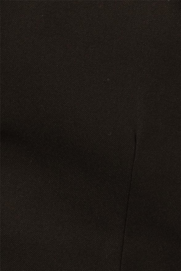Siyah Slim Fit Düz Sivri Yaka 6 Drop Klasik Takım Elbise