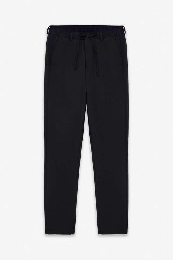 Siyah Slim Jogger Pantolon