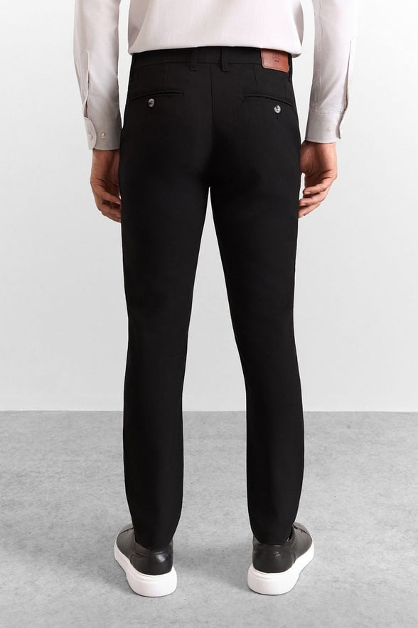 Siyah Slim Klasik Pantolon